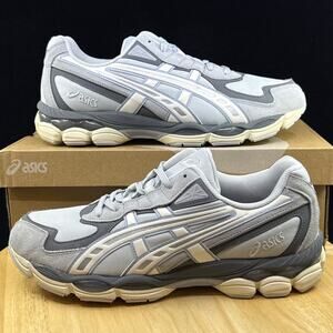 Brand New ASICS Gel NYC 2055 Grey Cream Sneakers 1203A755-020 Men’s Size 12